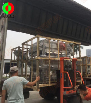 蔬果清洗加工設備按期生產完成，裝車發貨交付客戶！