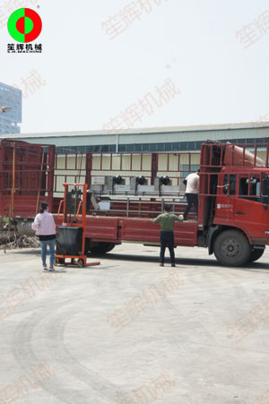 蔬果去皮清洗\提升風(fēng)干等加工處理設(shè)備裝車(chē)發(fā)往惠州客戶！